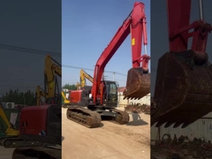 HITACHI ZX195 Used Crawler Excavator 18900kg Operazione stabile Con 0.91m3 di secchio