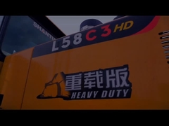 Tipo di pneumatico caricatore di ruote usato SHANTUI L58C3 affidabile con una buona manutenzione