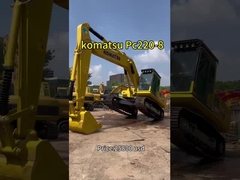 Komatsu PC220 Mini escavatore idraulico anfibio con struttura compatta